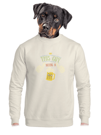 unisex mikina bez kapucne