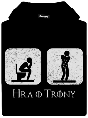 Hra o trůny dámska mikina klokanka Black