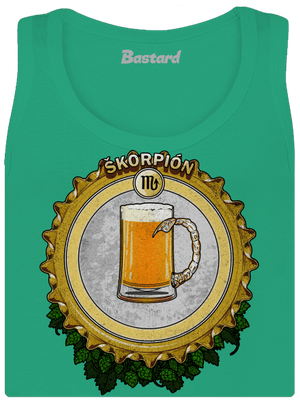 Pivný horoskop: Škorpión dámske tielko klasické Mint Mal