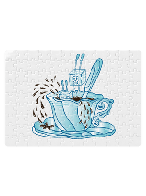 Cukroholik puzzle White