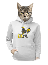 dámska mikina klokanka