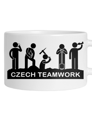 Czech Teamwork hrnček makronka White