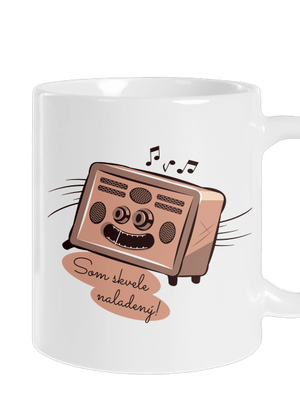 Skvele naladený klasický hrnček White