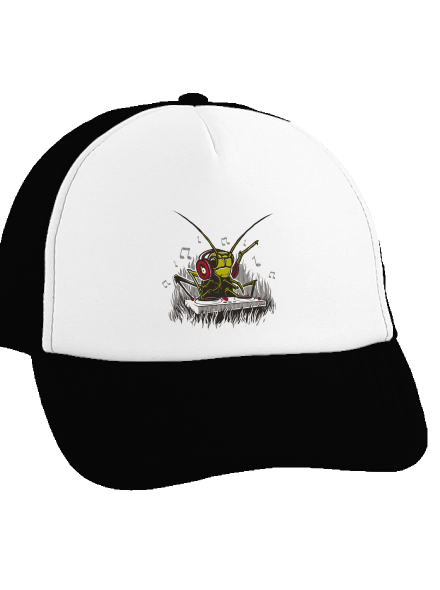 DJ Cvrček šiltovka truckerka Black cap