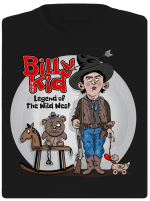 Billy The Kid dámske športové tričko Black