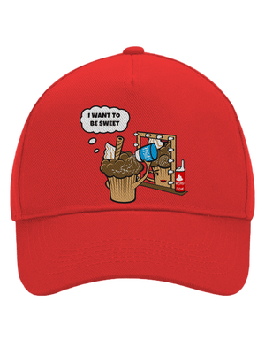 Sweet muffin šiltovka baseballka Classic Red