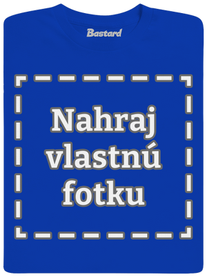 Vlastná potlač pánske dlhý rukáv Royal Blue