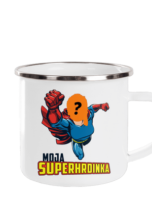 Moja superhrdinka plecháčik White