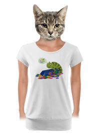 dámske tričko s lemom