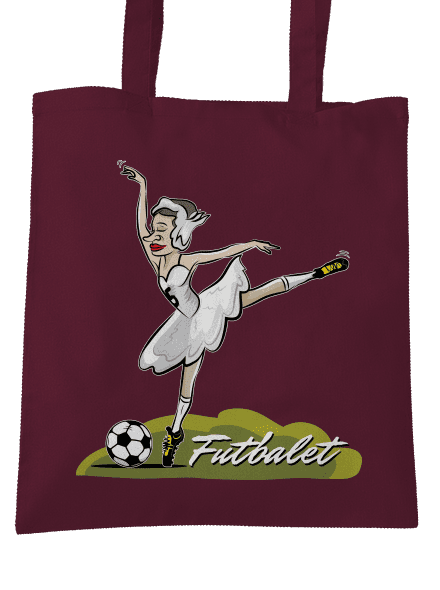 Futbalet taška Burgundy
