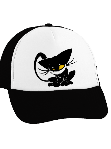 Evil cat šiltovka truckerka Black cap