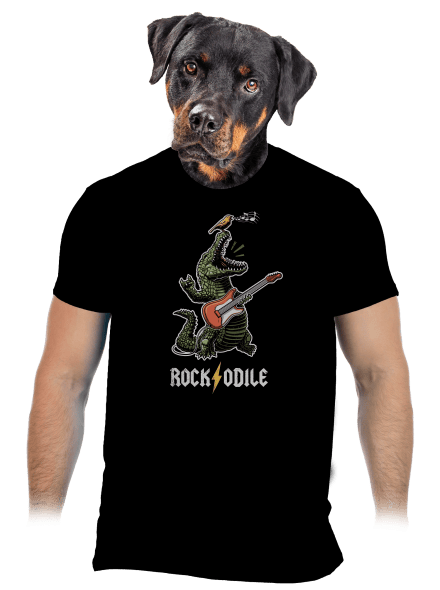 Rockodile pánske tričko Black