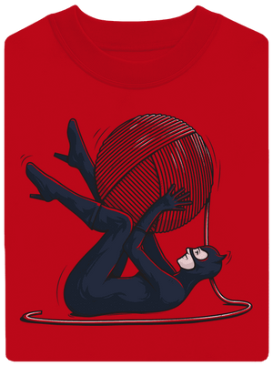Catwoman unisex mikina bez kapucne Red