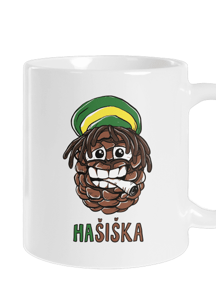 Hašiška klasický hrnček White