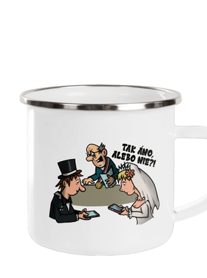 Svadobný obrad plecháčik White