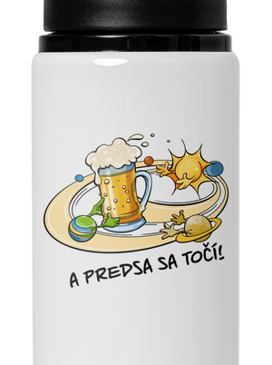 A predsa sa točí! flaša na vodu White