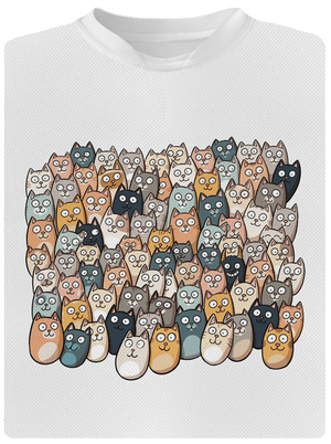 Nájdi čerta pánske športové tričko White