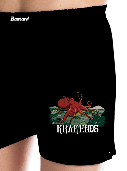 Krakenoš pánske trenky Black