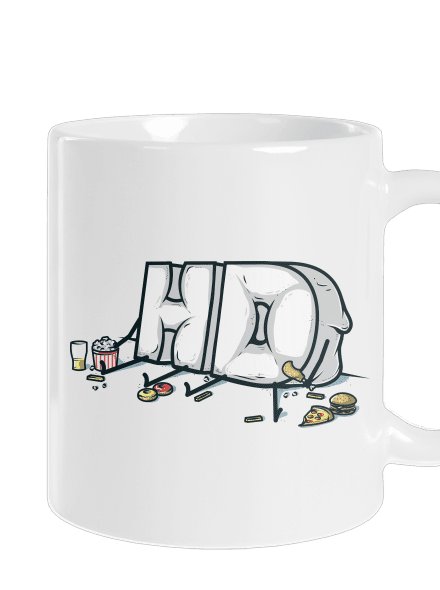 Full HD klasický hrnček White