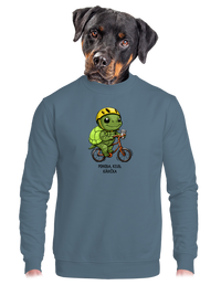 unisex mikina bez kapucne