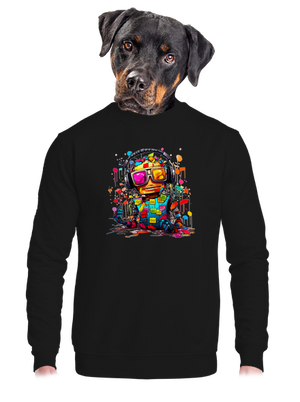 unisex mikina bez kapucne