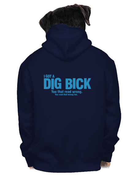Dig bick pánska mikina na zips Navy