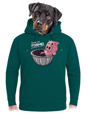 Vo forme unisex mikina premium Emerald Green