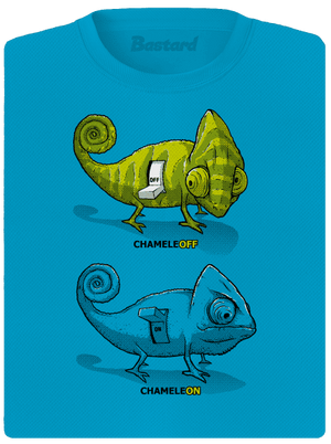 Zapnuté vypnuté dámske športové tričko Blue Atol