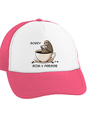 V presse šiltovka truckerka Fluorescent Pink cap