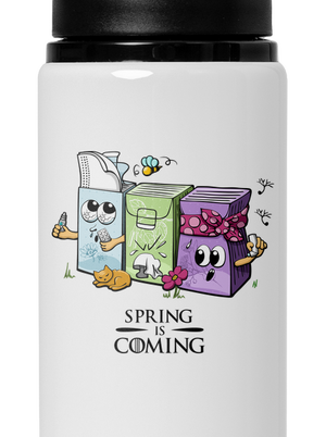 Spring is coming flaša na vodu White