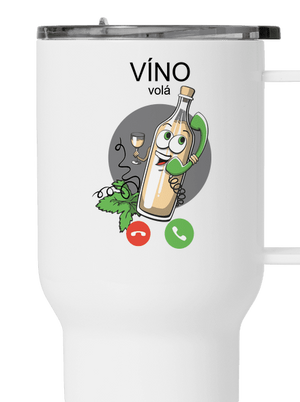 Biele víno volá termohrnček White