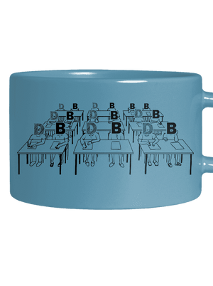 Cimrman: Debil, blbeček hrnček makronka Blue Macaron