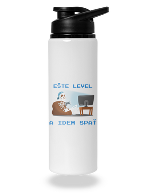 Ešte level flaša na vodu White