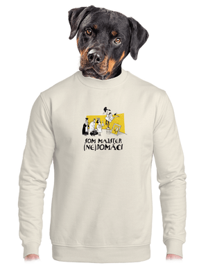 unisex mikina bez kapucne