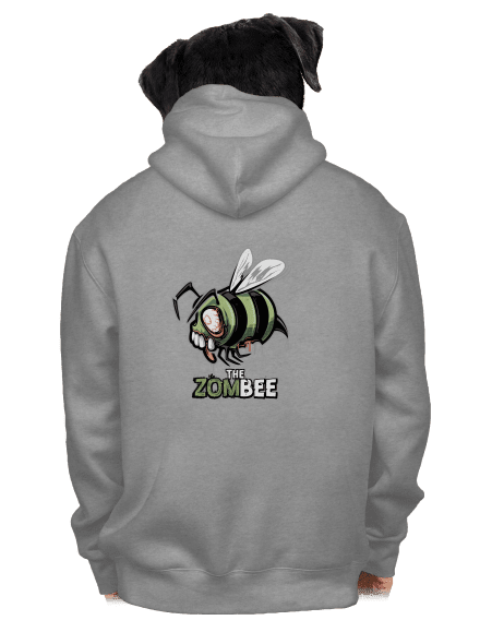 ZomBee pánska mikina na zips Light Melange
