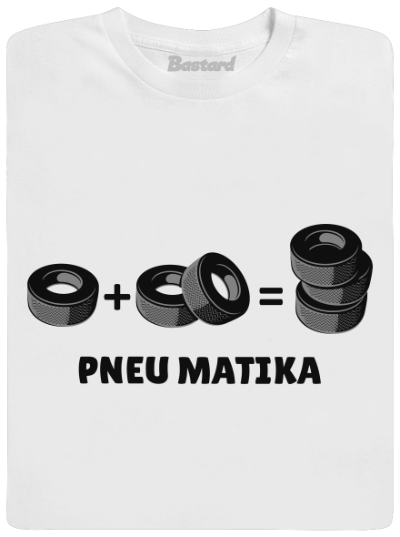 Pneu Matika detské tričko White