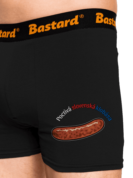 Poctivá buchta a klobása boxerky Black