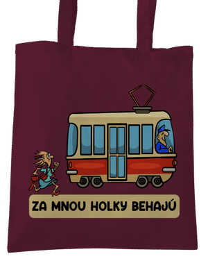 Za mnou baby behajú taška Burgundy