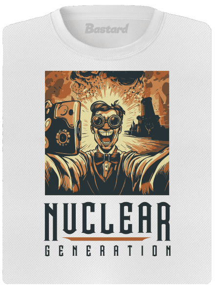 Nuclear generation dámske športové tričko White