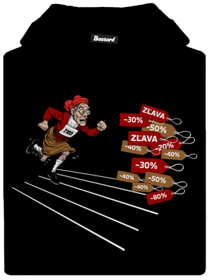 Zľavy! detská mikina klokanka Black