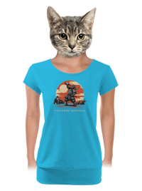 dámske tričko s lemom