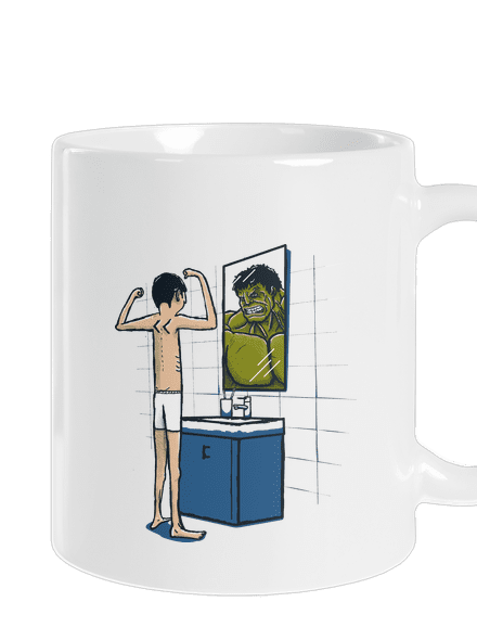 Hulk klasický hrnček White