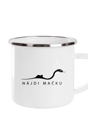 Nájdi mačku plecháčik White