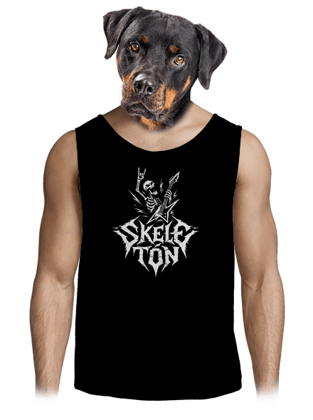 Skeletón pánske tielko Black