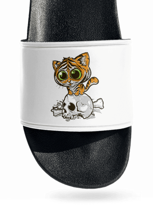 Tigrík šľapky White