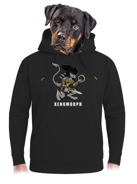 Xenomorph unisex mikina premium Dark Black