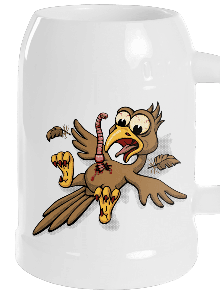 Dážďovkovotrelec polliter White