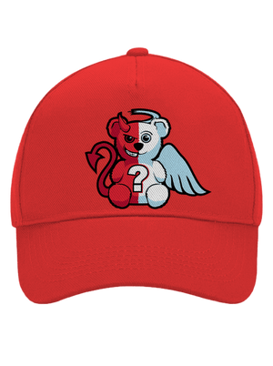 Anjel vs. diabol šiltovka baseballka Classic Red