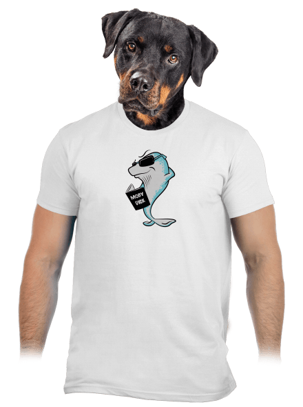 Moby Dick pánske tričko White