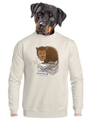 unisex mikina bez kapucne